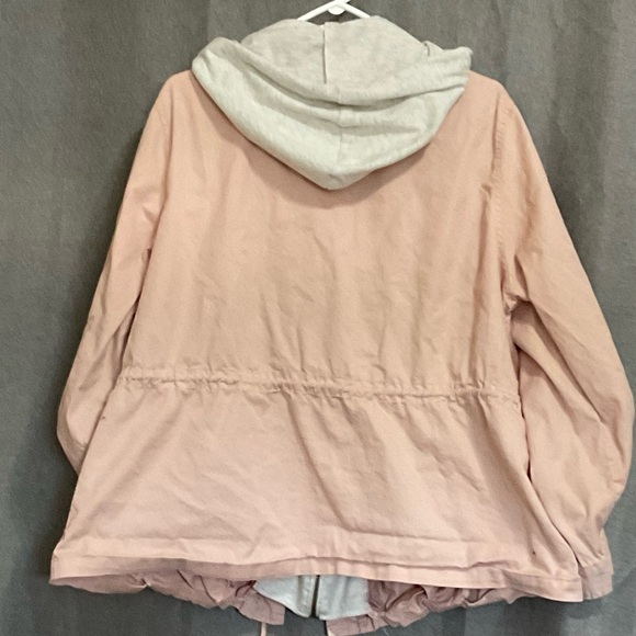 Pink jacket with grey insert Torrid size 2 - Picture 2 of 2